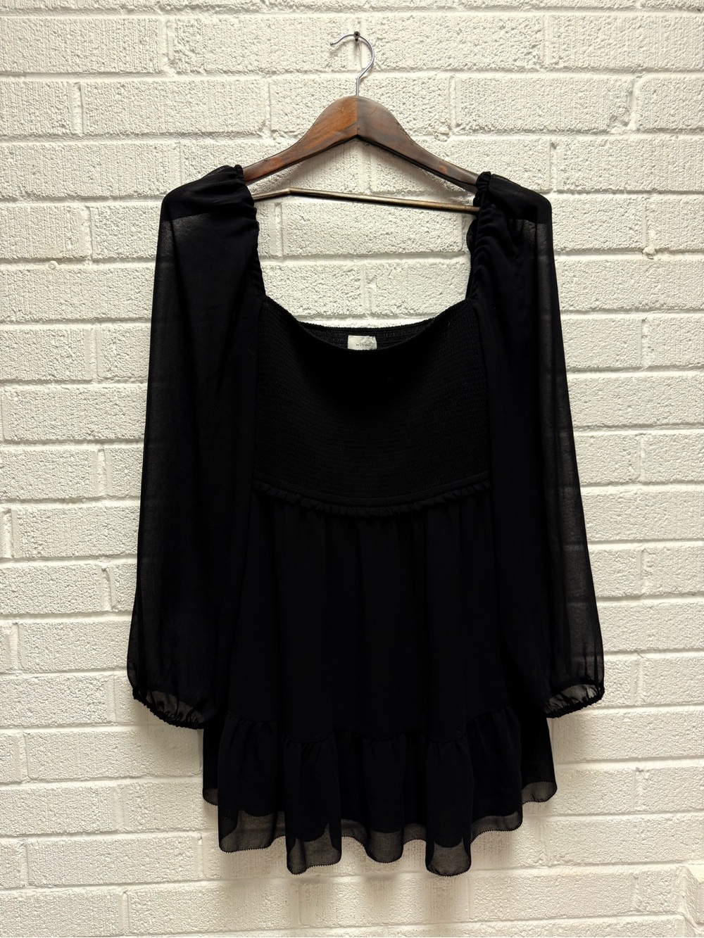 Aritzia Wilfred Tempest Dress Large Black
